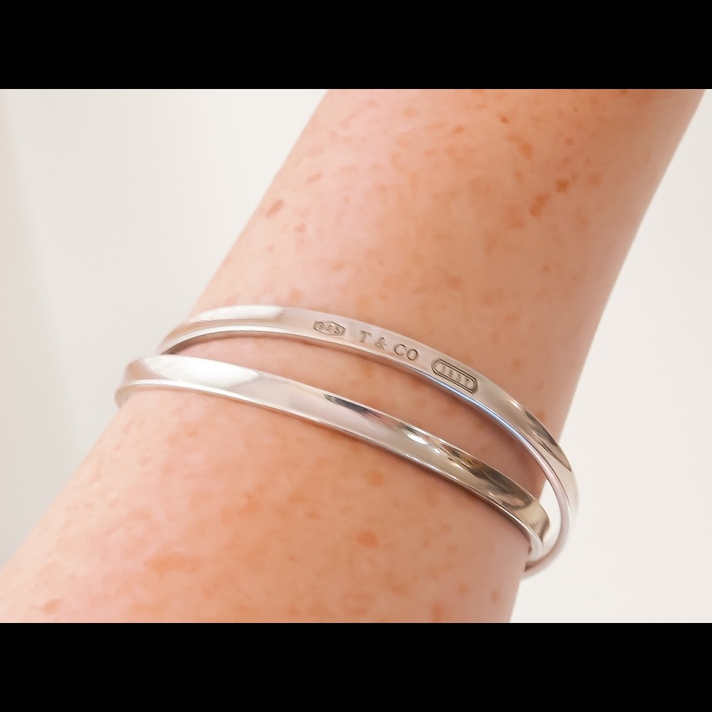 Interlocking Sterling Tiffany Bracelets